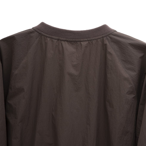 Uniform Bridge WS Raglan Pocket Crewneck Brown Degli Uberti